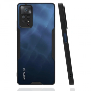 Xiaomi Redmi Note 11 Pro Kılıf Platin Silikon - Siyah