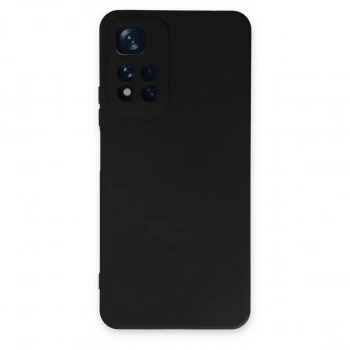 Xiaomi Redmi Note 11 Pro Plus 5g Kılıf Nano İçi Kadife Silikon - Siyah