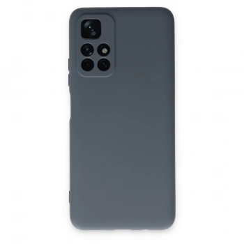 Xiaomi Redmi Note 11t Kılıf Nano İçi Kadife Silikon - Gri