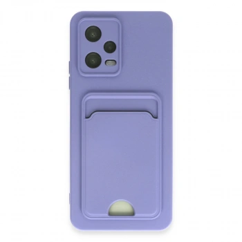 Xiaomi Redmi Note 12 4g Kılıf Kelvin Kartvizitli Silikon - Lila