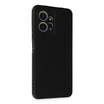 Xiaomi Redmi Note 12 4g Kılıf Loop Deri Silikon - Siyah