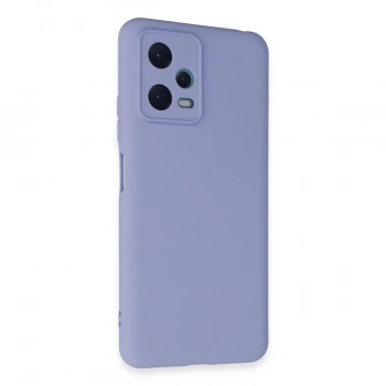 Xiaomi Redmi Note 12 5g Kılıf Nano İçi Kadife Silikon - Lila