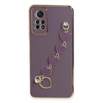 Xiaomi Redmi Note 12 Pro 4g Kılıf Esila Silikon - Mor