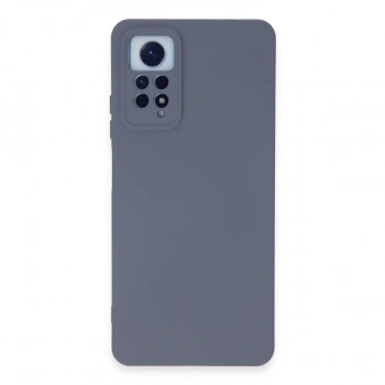 Xiaomi Redmi Note 12 Pro 4g Kılıf Nano İçi Kadife Silikon - Gri