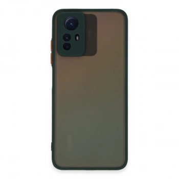 Xiaomi Redmi Note 12s Kılıf Montreal Silikon Kapak - Yeşil