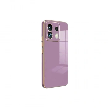 Xiaomi Redmi Note 13 Pro 5g Kılıf Volet Silikon - Mor