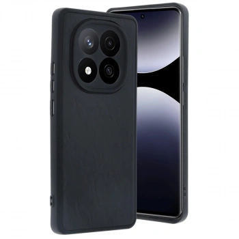 Xiaomi Redmi Note 14 Pro 5g Kılıf Aras Deri Kapak - Siyah