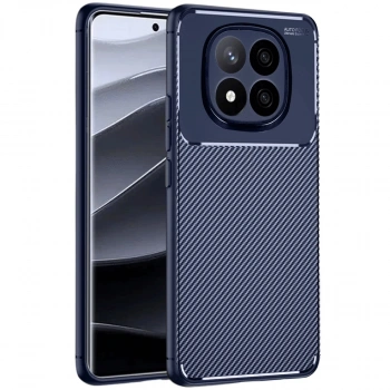 Xiaomi Redmi Note 14 Pro 5g Kılıf Auto Focus Karbon Kapak - Lacivert