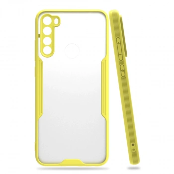 Xiaomi Redmi Note 8 Kılıf Platin Silikon - Sarı