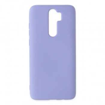 Xiaomi Redmi Note 8 Pro Kılıf Nano İçi Kadife Silikon - Lila