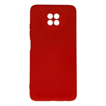 Xiaomi Redmi Note 9 5g Kılıf Nano İçi Kadife Silikon - Kırmızı