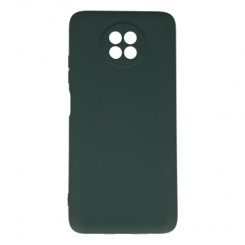 Xiaomi Redmi Note 9 5g Kılıf Nano İçi Kadife Silikon - Koyu Yeşil