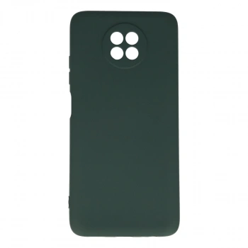 Xiaomi Redmi Note 9 5g Kılıf Nano İçi Kadife Silikon - Koyu Yeşil