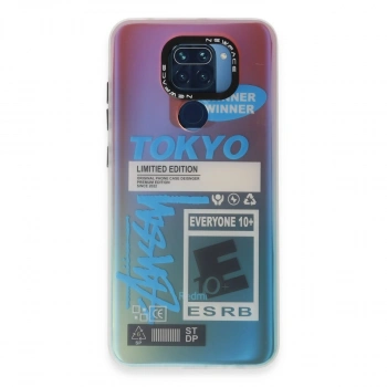 Xiaomi Redmi Note 9 Kılıf Estoril Desenli Kapak - Estoril - 1