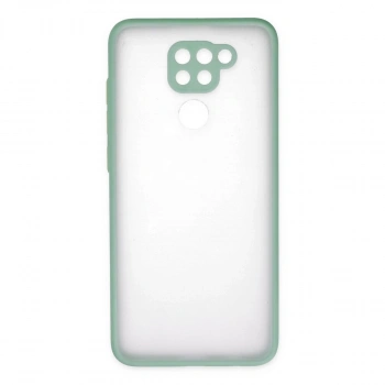 Xiaomi Redmi Note 9 Kılıf Montreal Silikon Kapak - Turkuaz