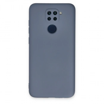 Xiaomi Redmi Note 9 Kılıf Nano İçi Kadife Silikon - Gri