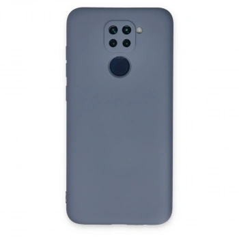 Xiaomi Redmi Note 9 Kılıf Nano İçi Kadife Silikon - Gri