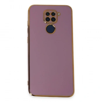 Xiaomi Redmi Note 9 Kılıf Volet Silikon - Mor