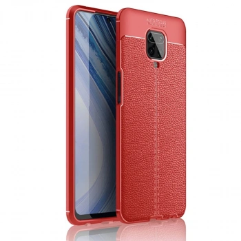 Xiaomi Redmi Note 9 Pro Kılıf Auto Focus Kapak - Kırmızı