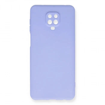 Xiaomi Redmi Note 9 Pro Kılıf Nano İçi Kadife Silikon - Lila