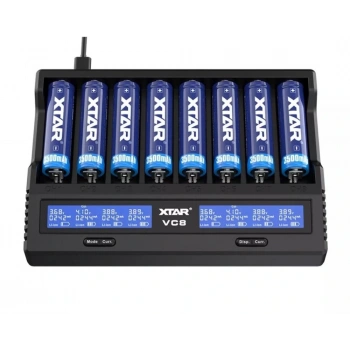 Xtar Vc8 Sekizli Li-ion / Nı-cd / Nı-mh Pil Şarj Cihazı