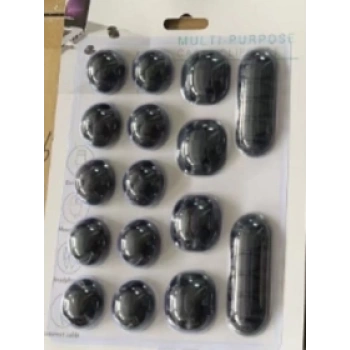 Yapışkanlı Kablo Sabitleyici Düzenleyici 16lı Paket