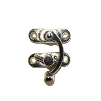 Yay Gözü, Ahşap Kutu Klipsi - Küçük 28x33 Mm, Nikel, 100 Adet