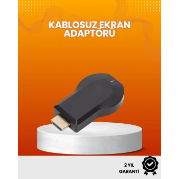 Yazılım Gerektirmeyen Kablosuz Mirroring Adaptörü – 1080p Hd Görüntü Kalitesi