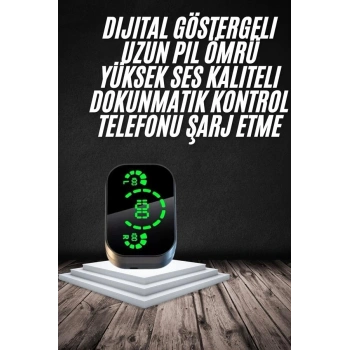 Yeni Nesil Bluetooth Kulaklık Çağrı Cevaplayabilen Dijital Göstergeli Powerbankli