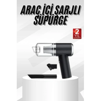 Yeni Nesil Mini Vakumlu Araç Süpürgesi El Süpürgesi Şarjlı