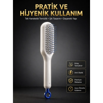 Yeni Nesil Saç Fırçası Saç Derisini Ölü Derilerinden Arındırır Kolay Temizlenen