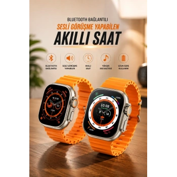 Yeni Nesil Ultra Akıllı Saat Adımsayar Uyku Takibi Nabız Sensörü