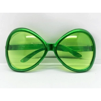 Yeşil Renk Yeşilçam Nostalji 80li Yıllar 90lı Yıllar Parti Gözlüğü  7x16 Cm