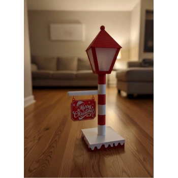 Yılbaşı Tabelalı Dekoratif Lamba Merry Christmas Işıklı Tasarım