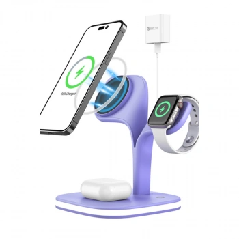 Ym-ud22 Kablosuz Şarj Masaüstü Set - Lila