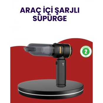 Yüksek Performanslı Araç İçi El Süpürgesi