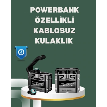 Yüksek Ses Kaliteli Kablosuz Bluetooth Kulaklık Suya Dayanıklı