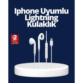 Yüksek Ses Kaliteli Mikrofonlu Kablolu Kulak İçi Kulaklık