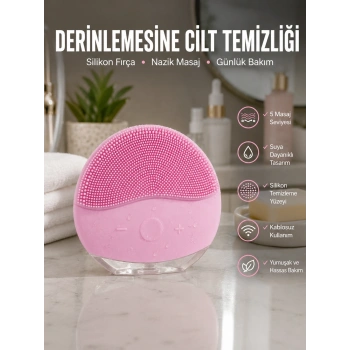 Yüz Temizleme Ve Masaj Aleti Tüm Cilt Tipleri İçin Uygun, Kan Dolaşımını Artıran Yeni Nesil