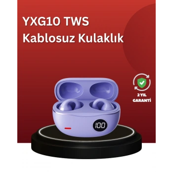 Yxg10 Açık Kulak Bluetooth Kulaklık – Klipsli, Güvenli Spor Tasarım, 30 Saat Pil