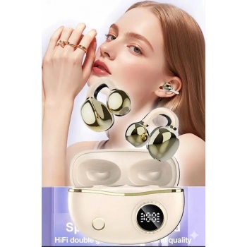 Yxg‑10 Bluetooth Kulaklık | Kablosuz Spor Ve Günlük Kullanım İçin – Mikrofonlu Ergonomik Şarjlı Krem