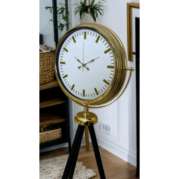 Zentime Gold Balance Tripod Ayaklı Saat