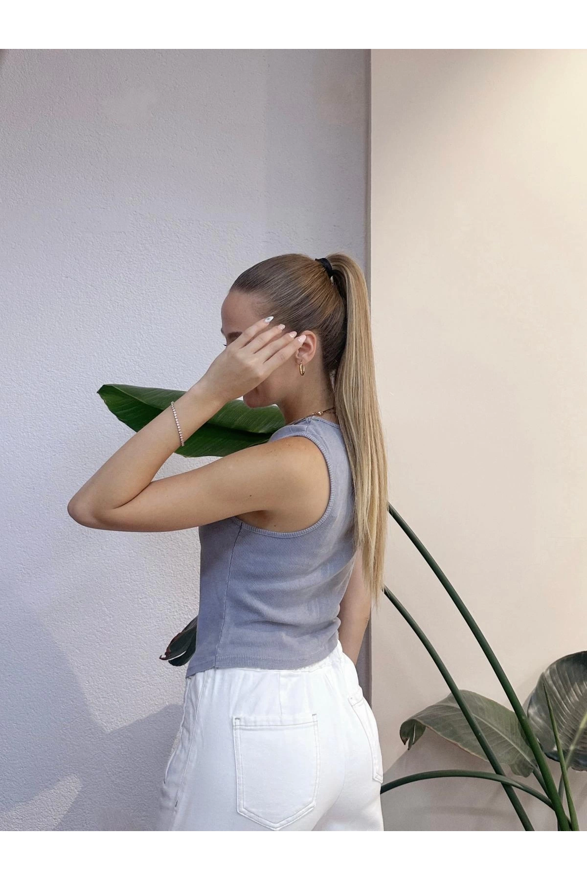 Kolsuz Önü Büzgülü Bluz