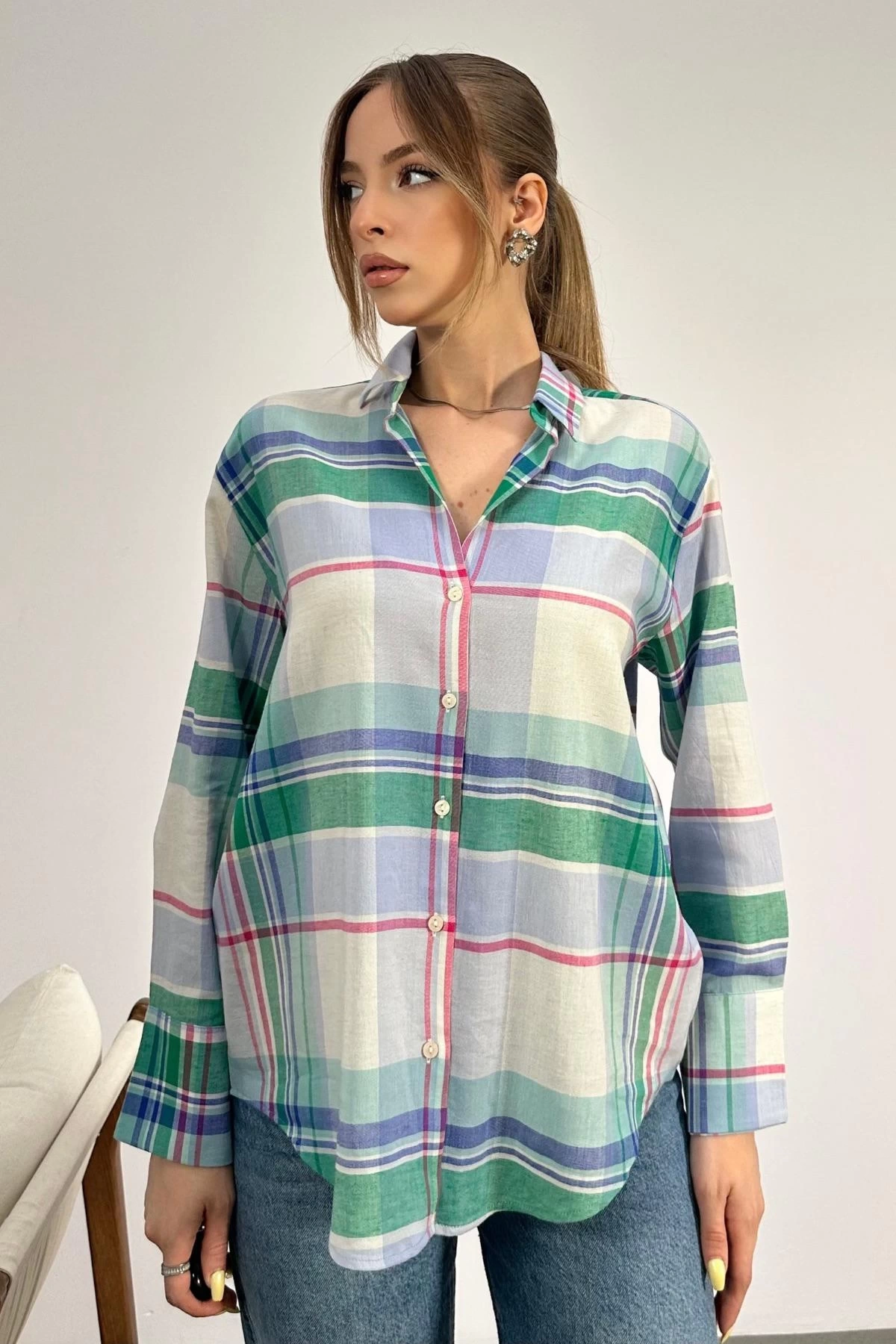 Basic Kareli Gömlek