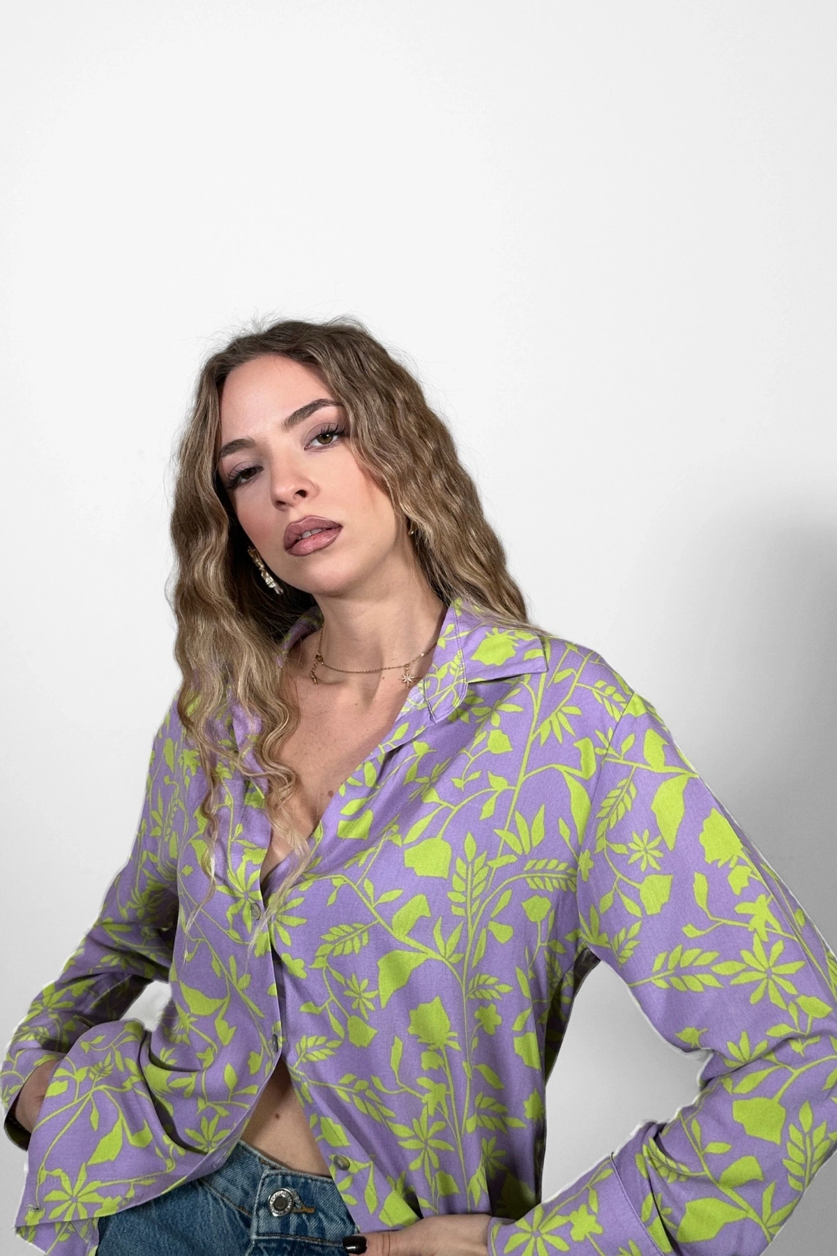 Orman Desenli Gömlek