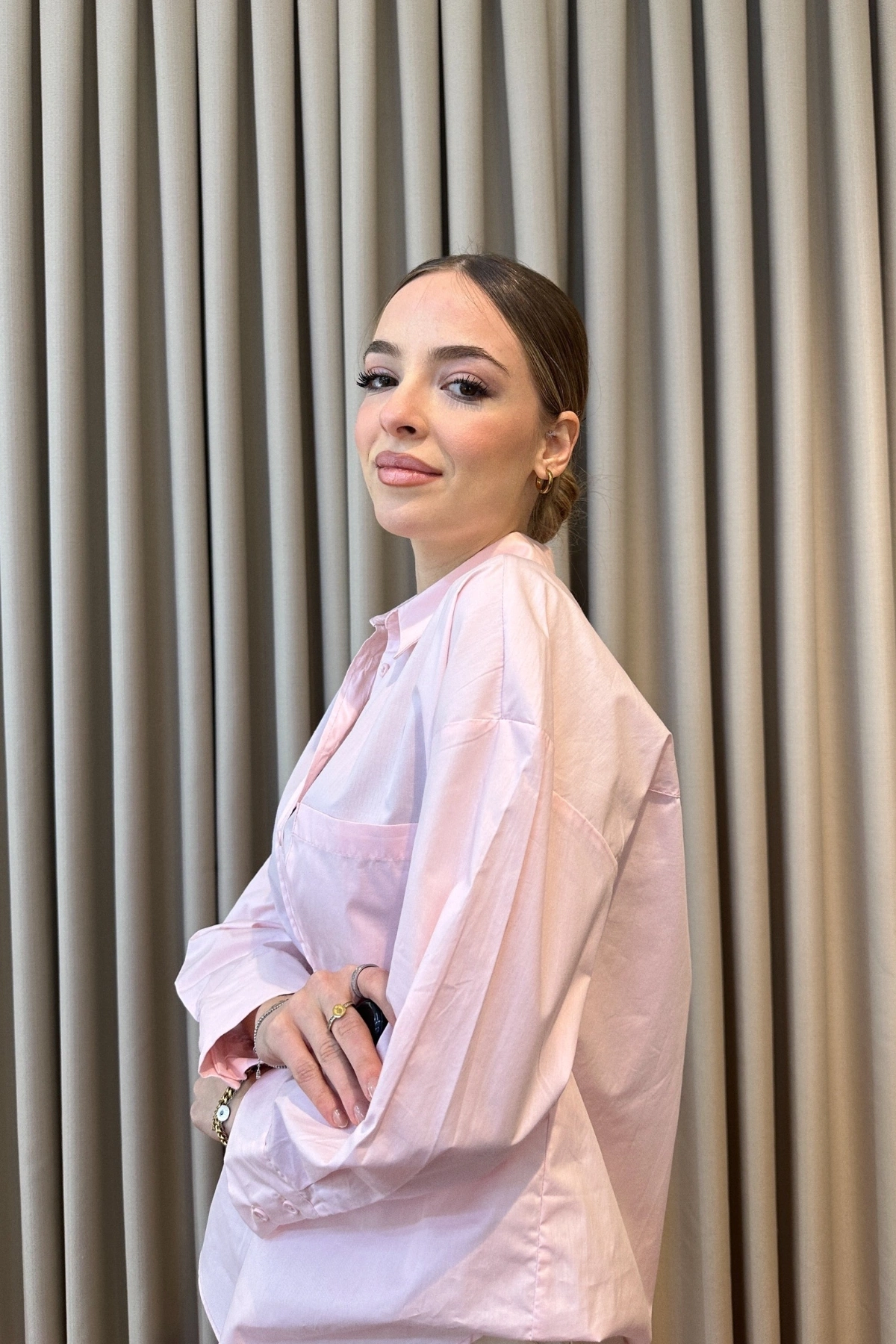 Oversize Pamuklu Gömlek