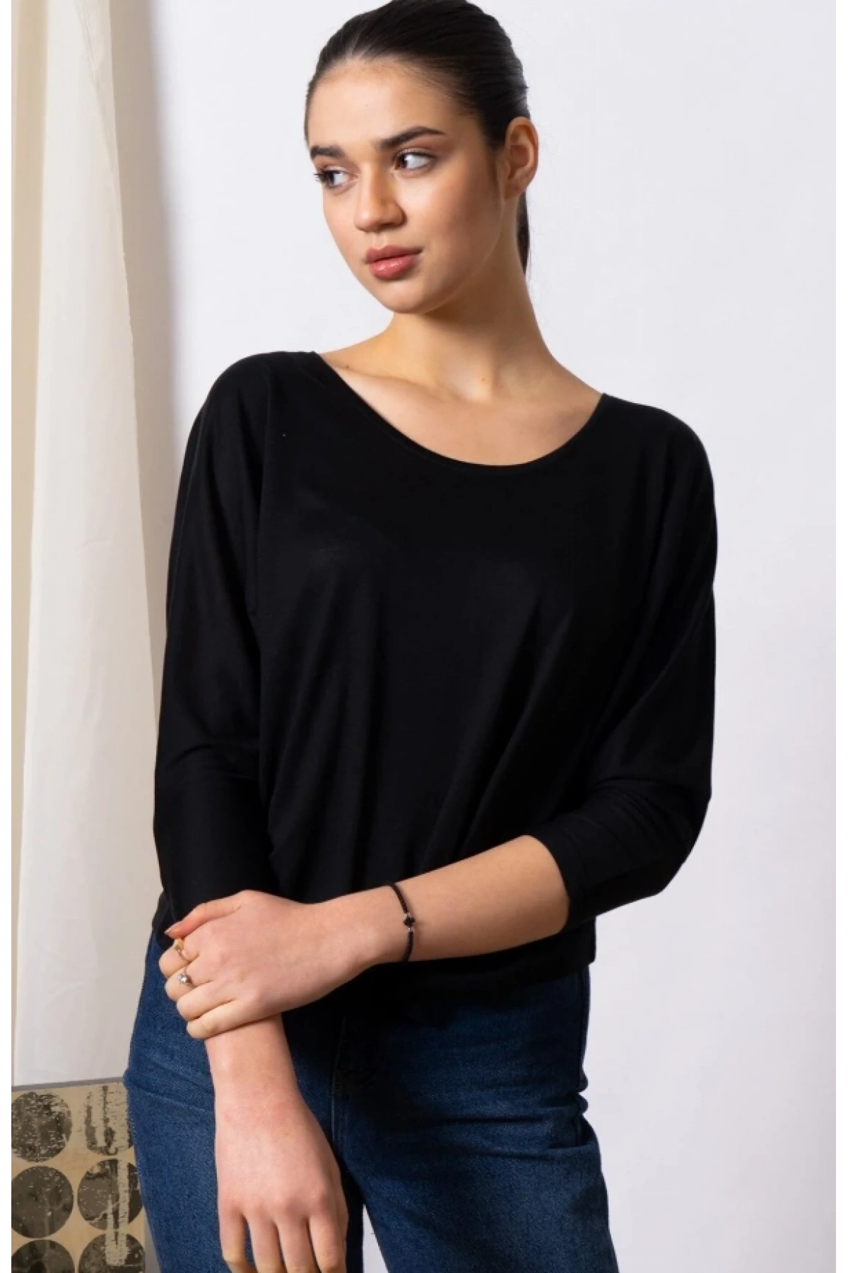 Uzun Kollu Basic Bluz