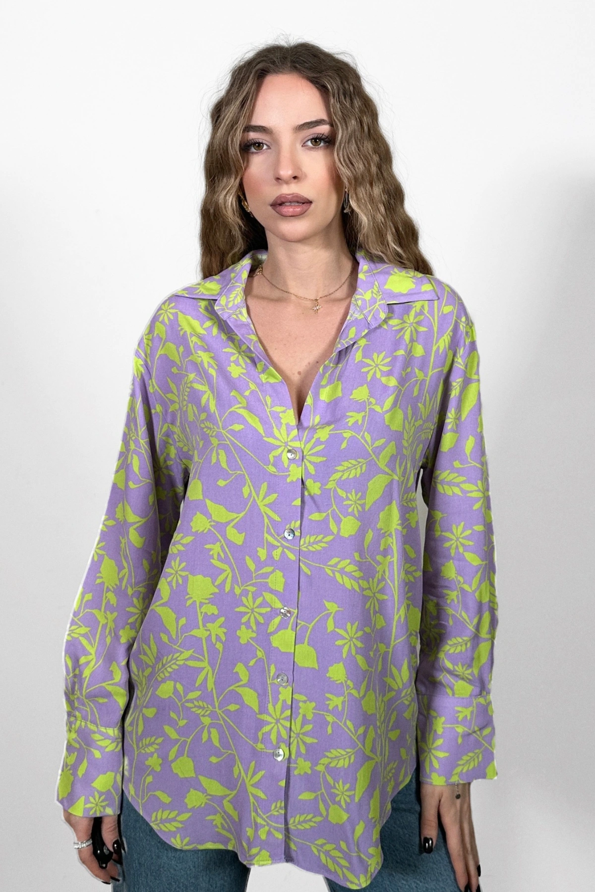 Orman Desenli Gömlek