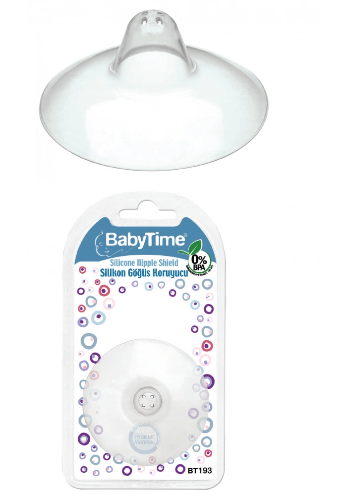 Baby Time Silikon Göğüs Koruyucu