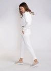 Bel Lastikli Şardonlu İkili Takım-BEYAZ